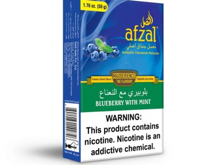 Afzal Blueberry with Mint Hookah Flavors Online Sale