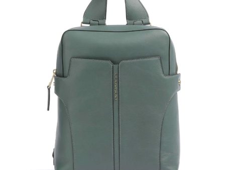 Zaino Donna Porta Pc e Tablet PIQUADRO linea Ray in Pelle Verde2  - CA5566S126 Online now