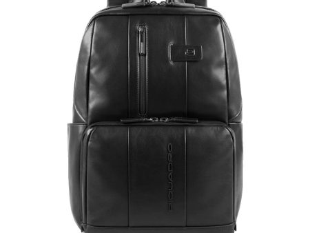 Zaino Uomo PIQUADRO con Porta Pc 14  linea Urban in Pelle Nera - CA3214UB00 Fashion