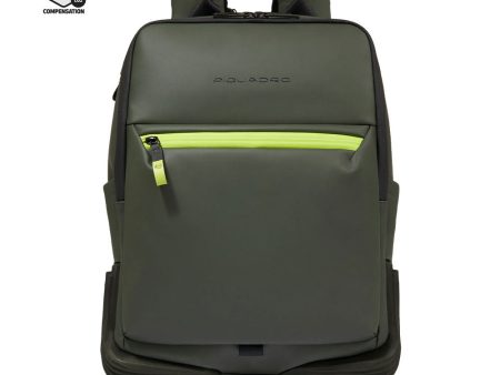 Zaino PIQUADRO Con Porta Pc 14  in Tessuto Verde Linea Corner 2.0 - CA6464C2OW on Sale