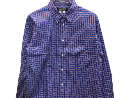 [Pre-owned] COMME des GARCONS HOMME DEUX 24AW All over patterned sideline L S shirt DN-B028 Online Sale