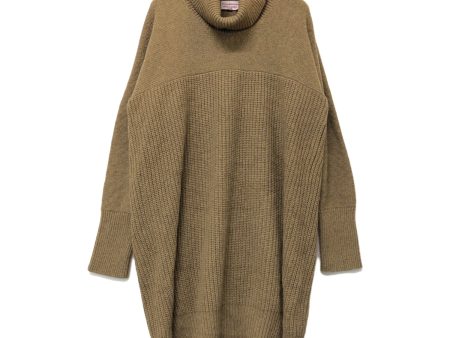 [Pre-owned] Vivienne Westwood RED LABEL Turtleneck Knit Dress Women s Brown SIZE 2 17-12-502009 17-12-502009 For Cheap