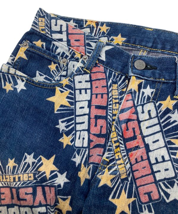 [Pre-owned] Hysteric Glamour Denim Pants Jeans Jeans Striped Online now