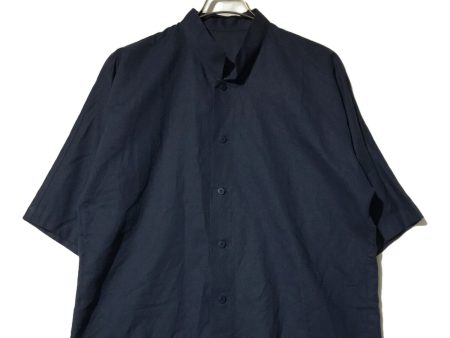 [Pre-owned] HOMME PLISSE ISSEY MIYAKE Stand collar dolman short sleeve shirt HP26-FJ324 Online Hot Sale