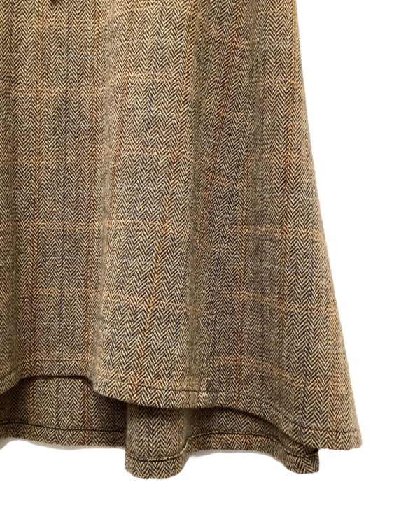 [Pre-owned] Y s WOOL BRITISH TWEED BACK DROP SKIRT YE-S15-109 Online