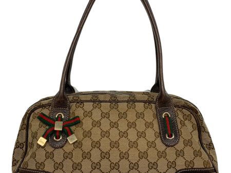 [Pre-owned] GUCCI Chery Line Printhie GG Canvas Bag 161720 Online now