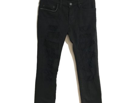 [Pre-owned] Hysteric Glamour Studded Pocket Lace Repair Denim 0104AP05 Discount